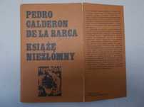 Pedro Calderon de la Barca - Książę Niezłomny