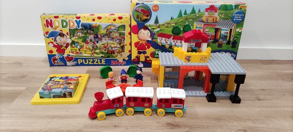 conjunto estacão comboios lego NODDY + 2 puzzles