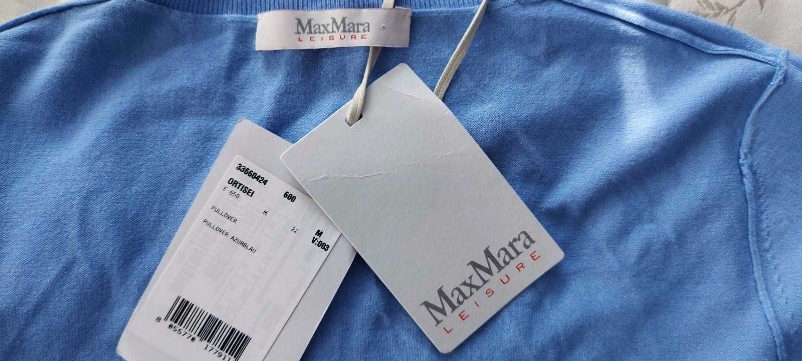 Max Mara, новий джемпер з коротким рукавом, р.М, бавовна, Італія.