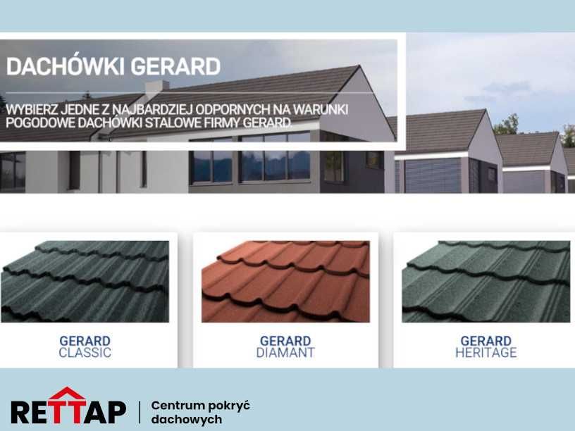 Blacha z posypką, Dachówka z posypką GERARD