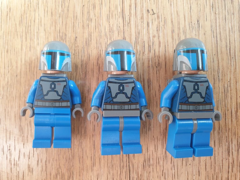 3x figurka lego Mandalorian Death Watch Warrior star wars