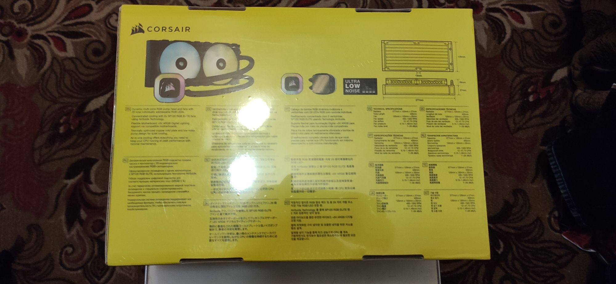 Водяне охолодження Corsair H100 RGB (CW-9060053-WW)