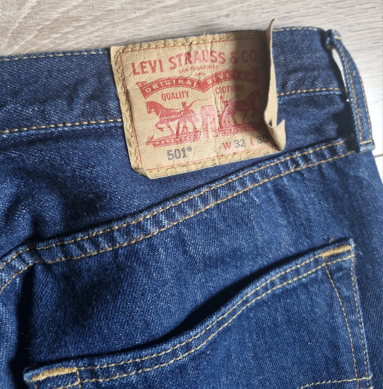 Spodnie * Jeansy * Levis * 501  * 32/30
