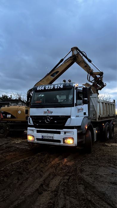 Kompleksowe prace ziemne Koparko-Ładowarką Transport ziemi !!