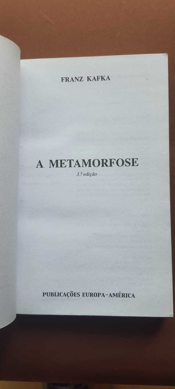 A Metamorfose – Franz Kafka (Europa-América, 3.ª edição, 2009)