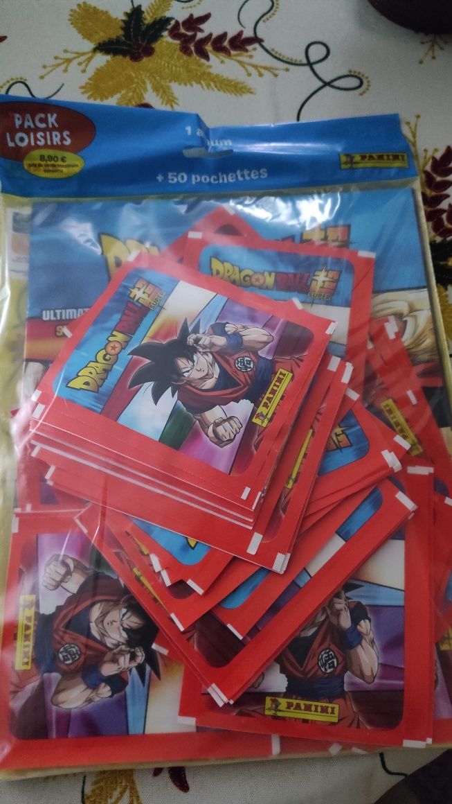 Panini Dragon Ball Caderneta + 50 Saquetas