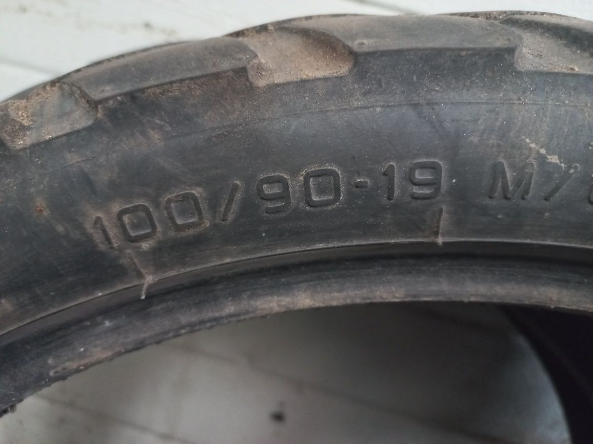 Opona 130/80r17 i 100/90-19 metzeler