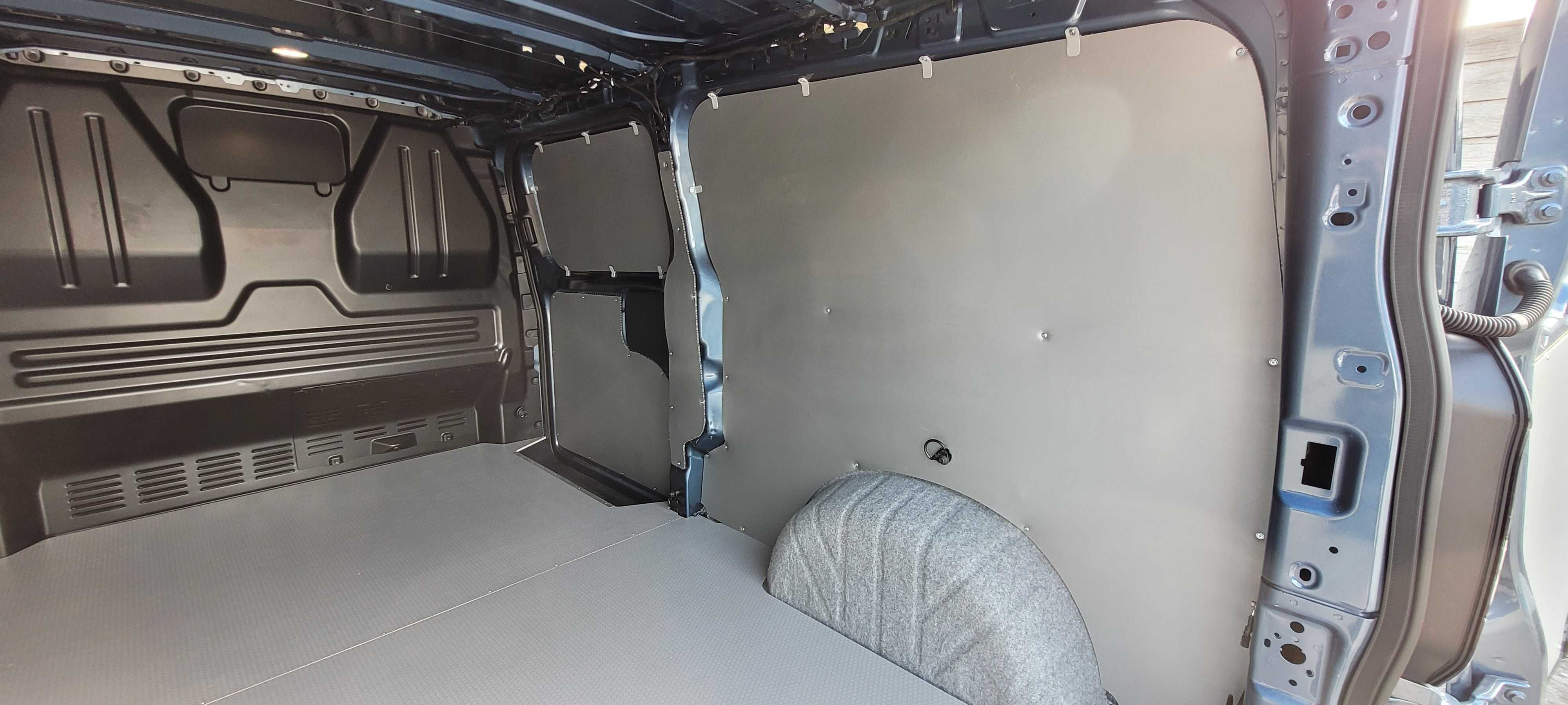 Zabudowa paki Ford Custom, CUSTOM II, VW T7 sklejka, podłoga boki