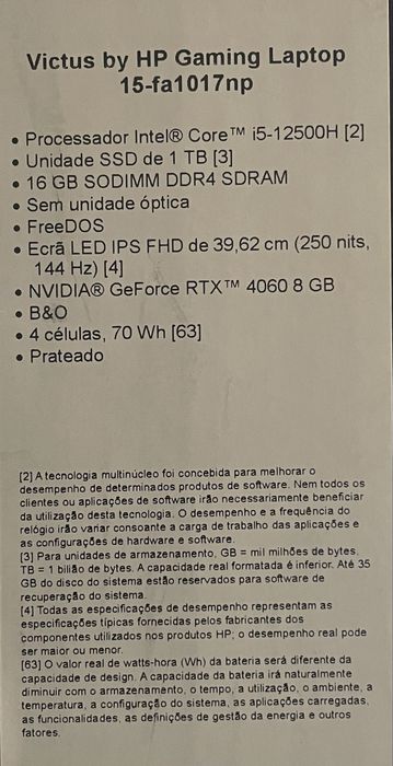 HP Victus 15 Gaming - i5 - 12500H, RTX 4060, 16GB RAM, 1TB SSD