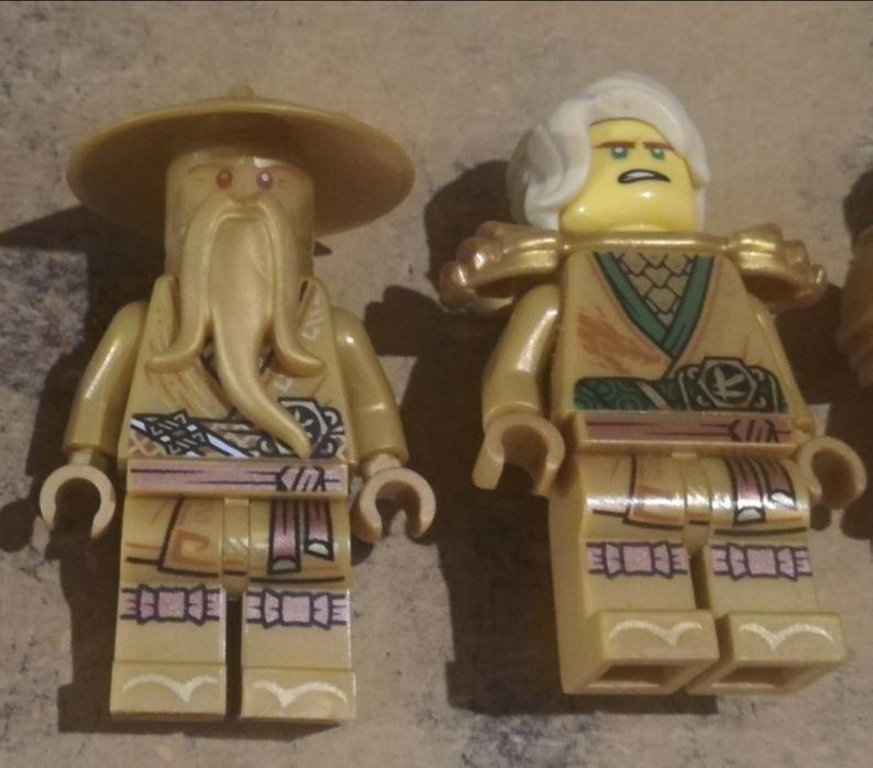 Lego ninjago złote figurki