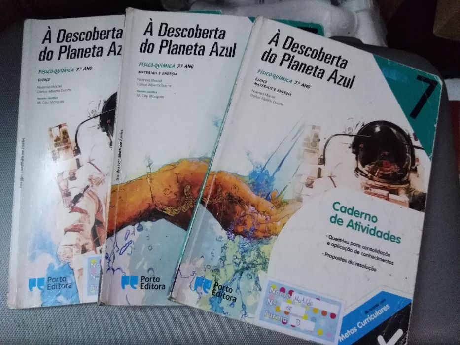 Livro: À Descoberta do Planeta Azul - 7ºano - ISBN 9789720328656
