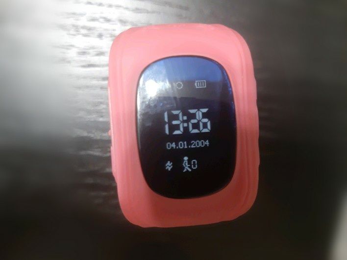 Дитячий смарт-годинник Q50 с GPS трекером, рожеві