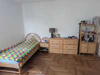 Zestaw/komplet mebli rattanowych (łóżko, komoda, regał, szafka nocna)