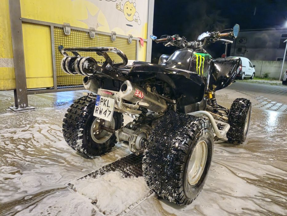 Kawasaki kfx700 v2 yoshimura ohlins stan bdb zamiana atv swap 4x4 oska