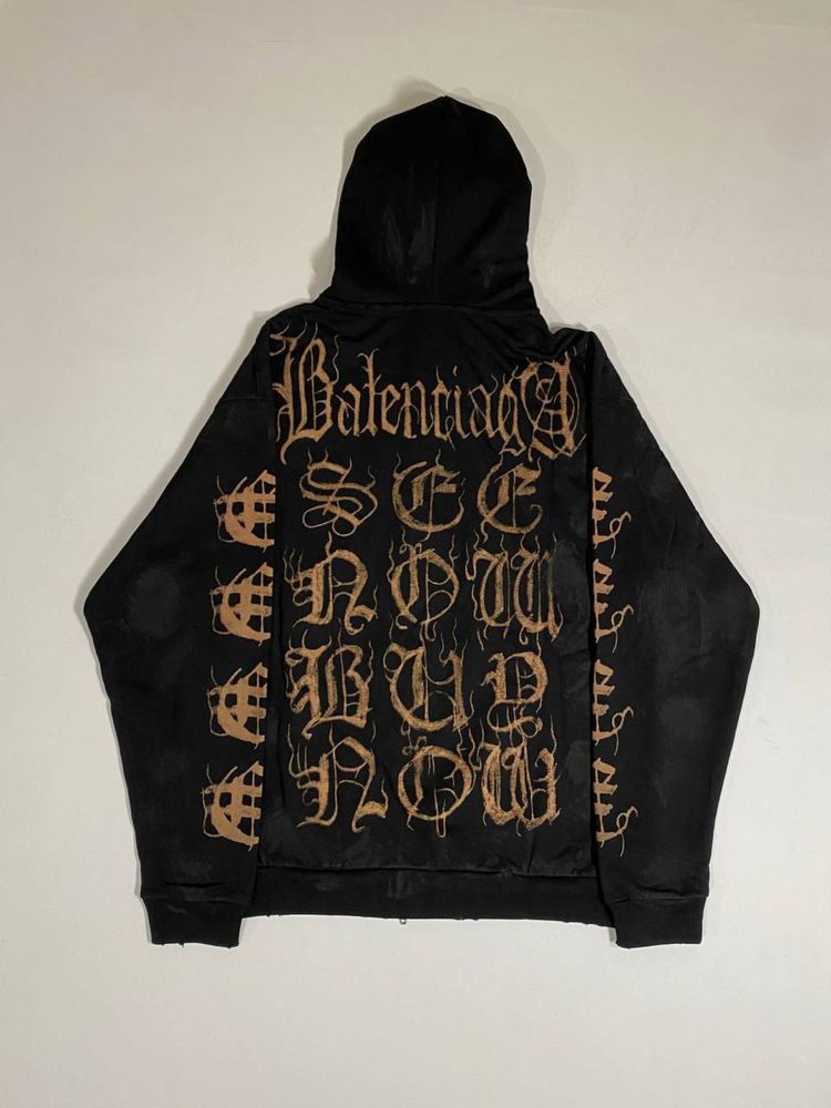 худи Balenciaga Heavy Metal hoodie
