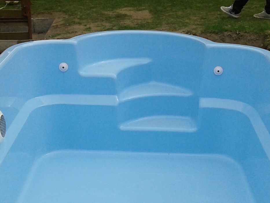 Basen Ogrodowy + FILTRACJA 5,20x2,55x1,10m Poliestrowy Laminat