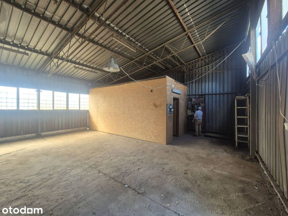 Hala Magazynowa / 100m2 / Utwardzony teren / Siła / Wysoka Dąbrowa Nar