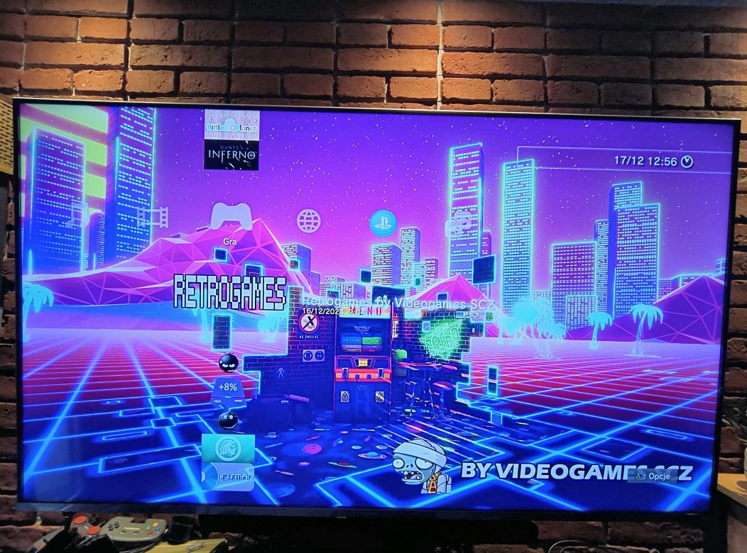Przerobiona Playstation 3 Slim 4K PRO MOD HFW 4 92HEN zestaw