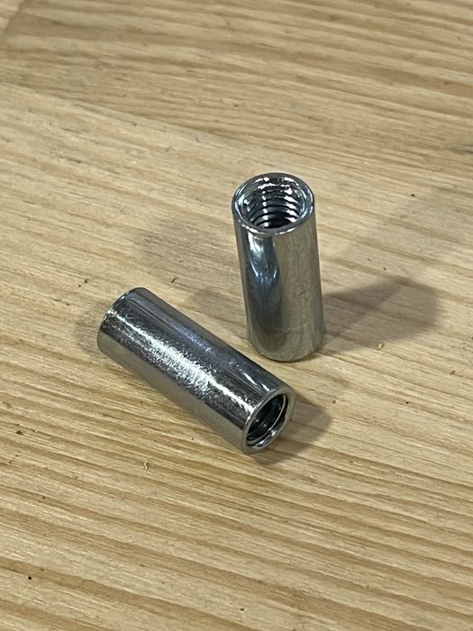 Гайка подовжувач M6x20 кругла цинк уп. 200шт.