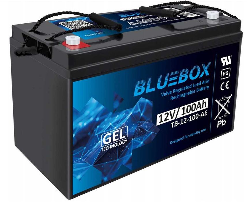 Акумулятор гелевий BLUEBOX VRLA GEL 12V 100AH