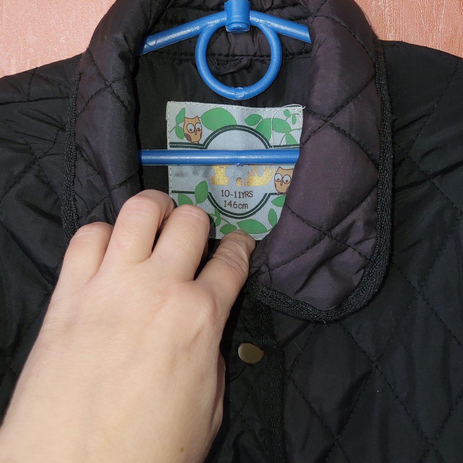Куртка стеганная 140-146р весна тонкий синтепон