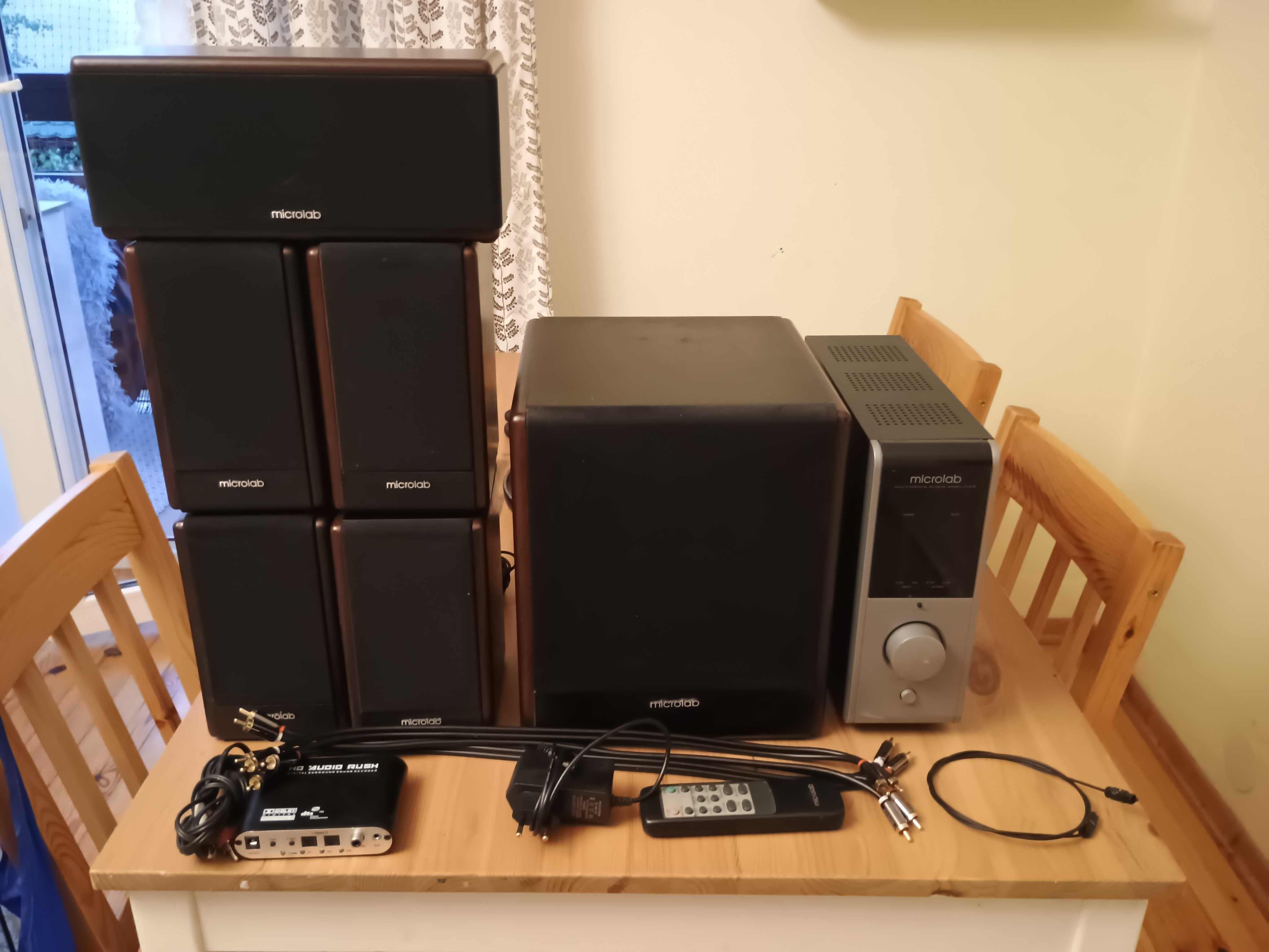 Microlab FC 730 (FC730) - Zestaw głośników 5.1 + dekoder 5.1 + kable