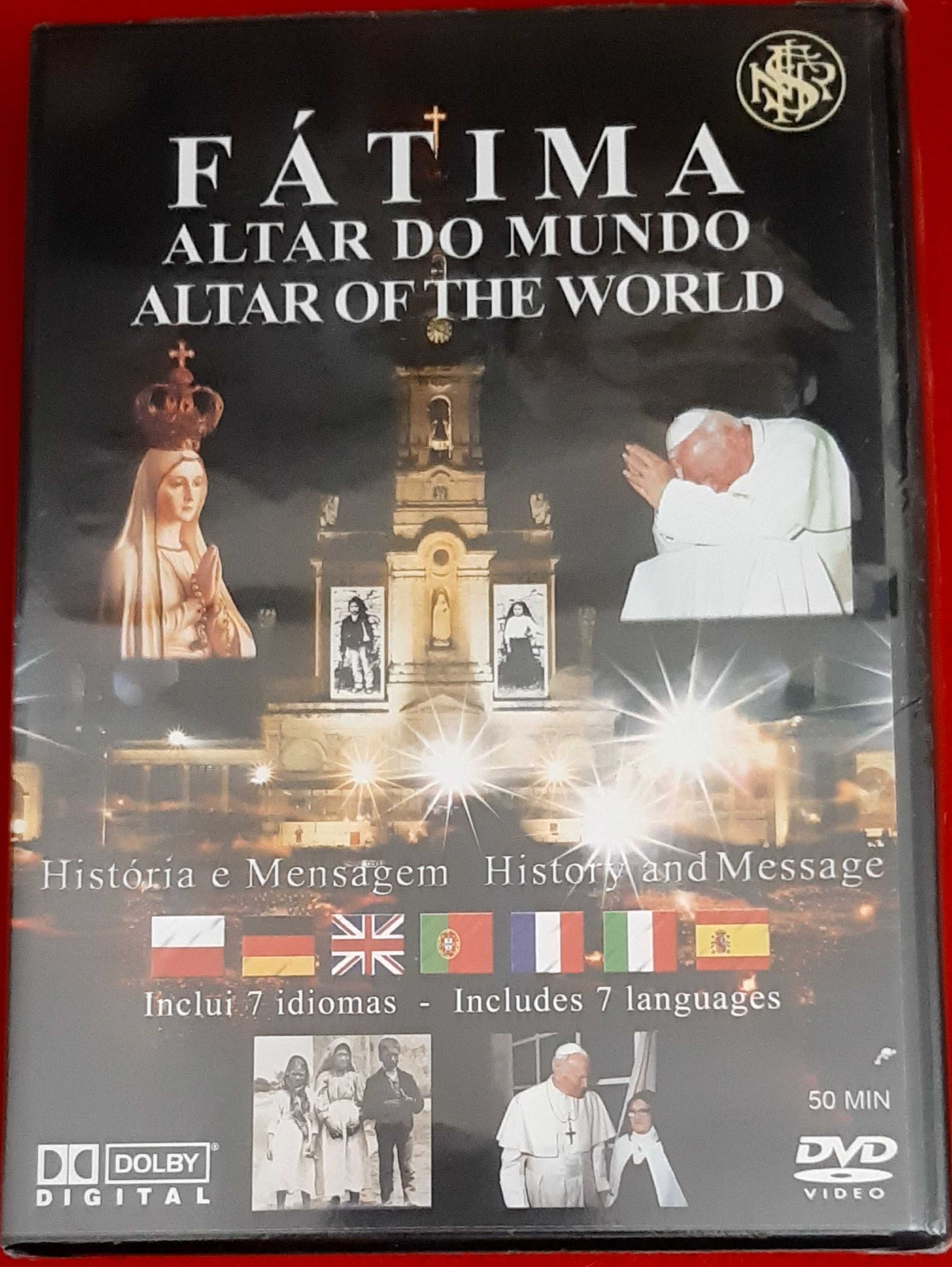 DVD Fátima Altar do Mundo História e Mensagem - NOVO! SELADO!