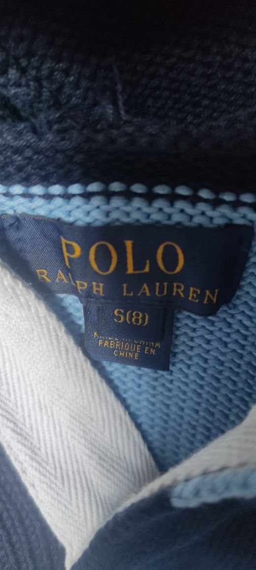 Sweter z kapturem POLO rozmiar 128