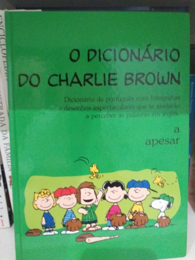 16 livros - O Dicionário do Charlie Brown - Português- Inglês