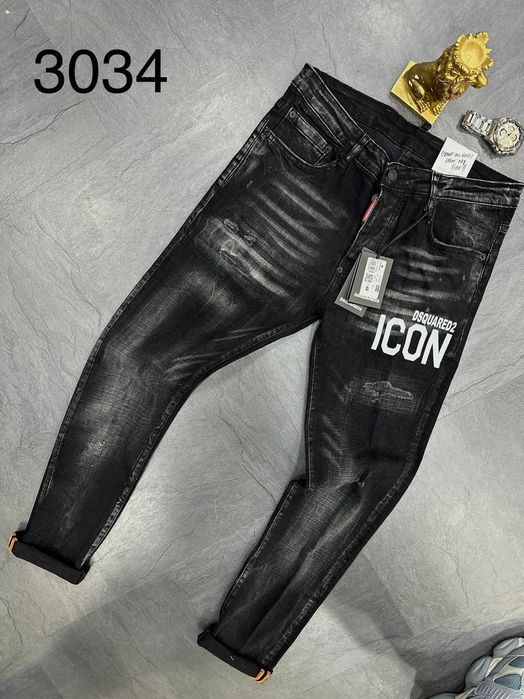 Nowe męskie spodnie dzinsowe dsquared xs s m l