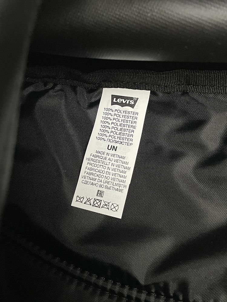 Рюкзак Levi's Basic Backpack оригінал чорний унісекс