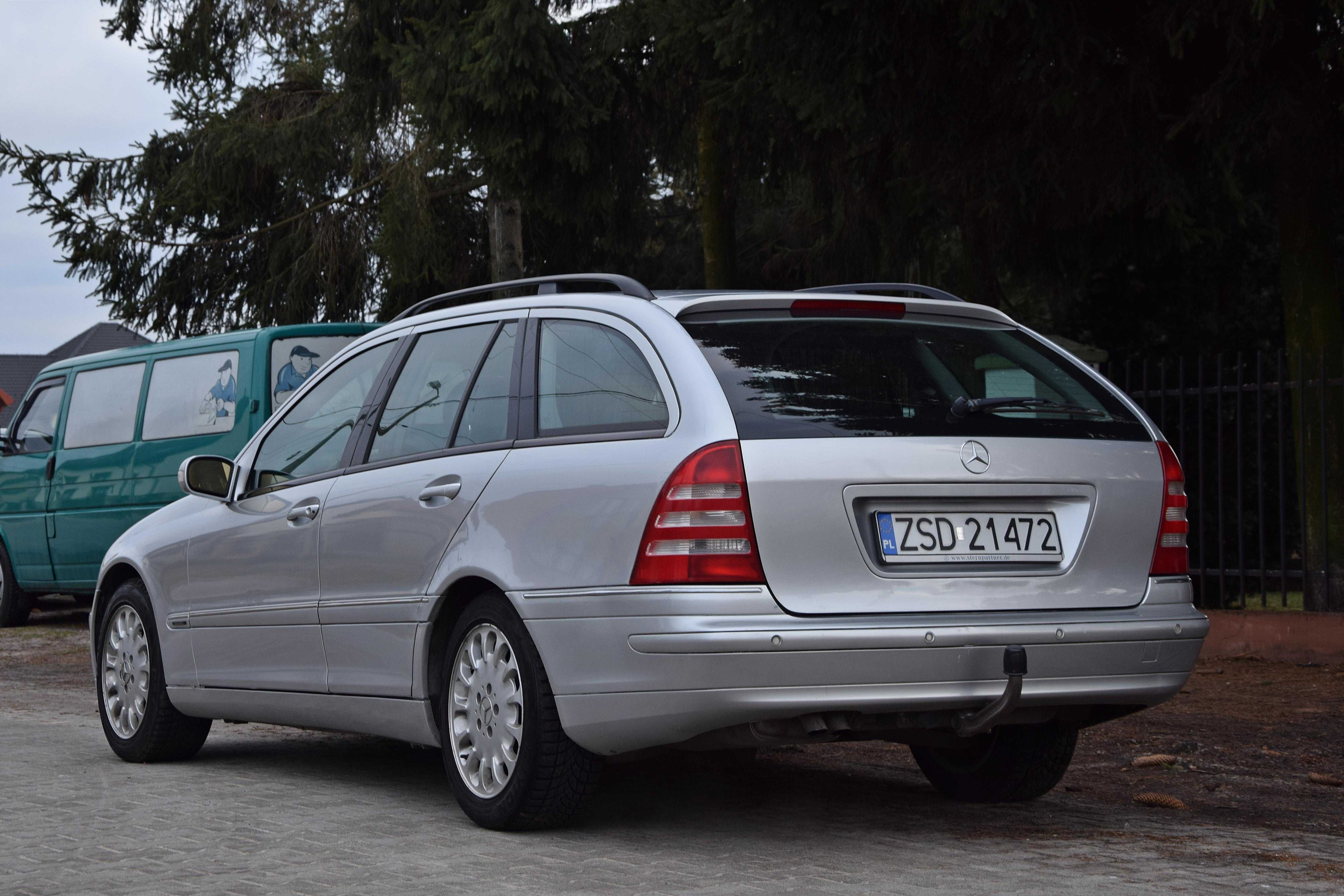 MERCEDES-BENZ C200 163KM Kompresor W203 Benzyna Automat Skóra 2001 R