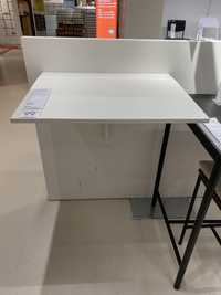 Stolik - stół składany ścienny biały - IKEA Norberg - nowy