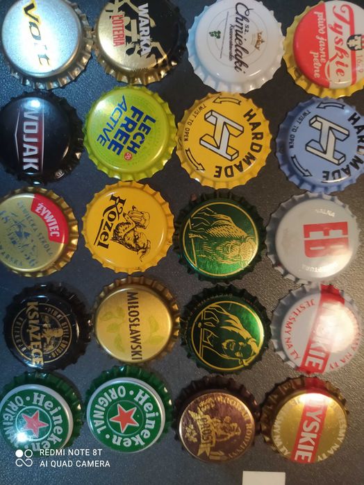 Zestaw 20 szt kapsli polskich browarow niebutelkowane