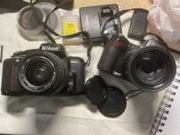 Maquinas fotograficas Nikon Coolpix 8800VR e N6006 analogica