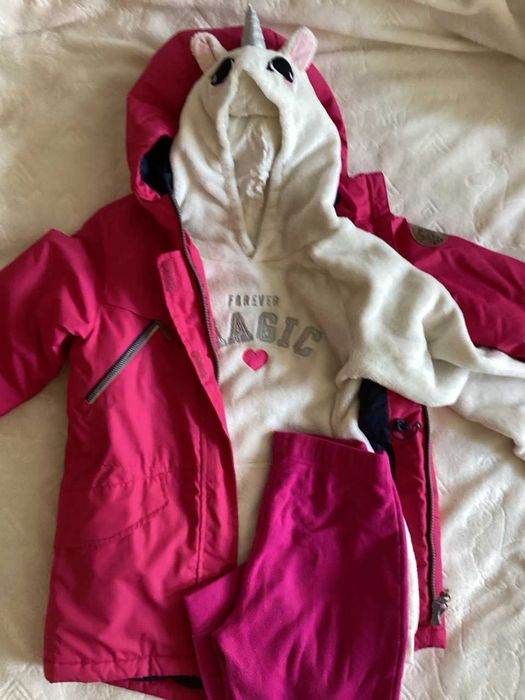 Тепла кофта-туніка h&m, штани outventure 122-128