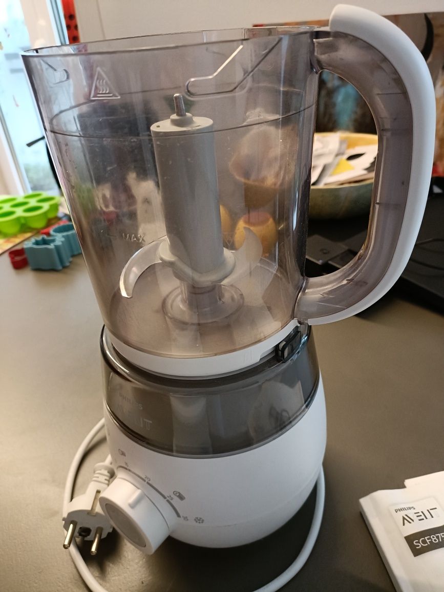 Robot cozinha Philips Avent EasyPappa 4em1 + accesorios congelação