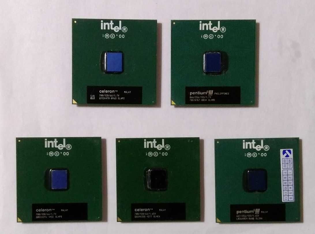 Процессоры Intel Celeron и Intel Pentium