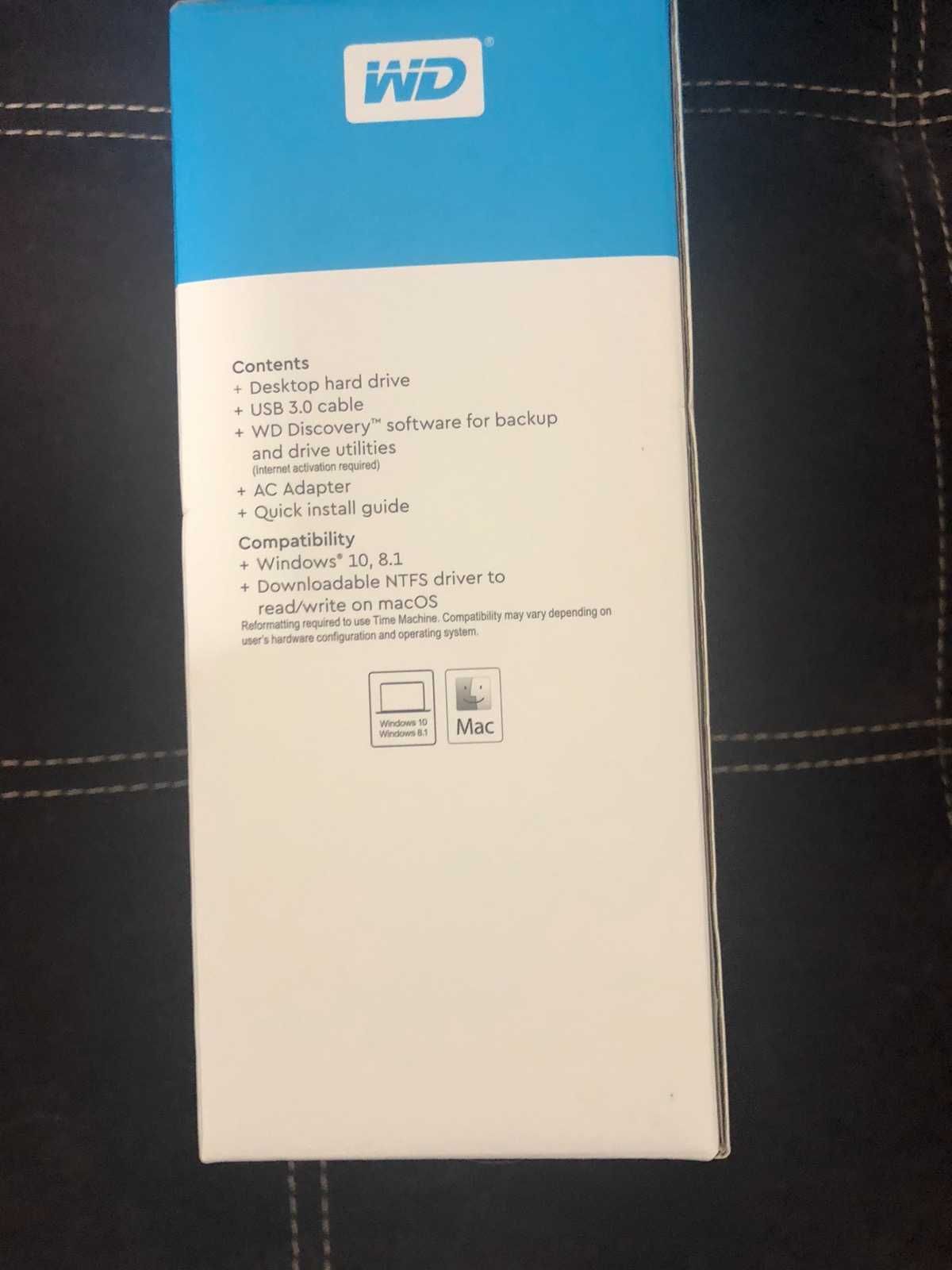 Внешний жесткий диск 8TB WD Western Digital USB 3.0 НОВЫЙ