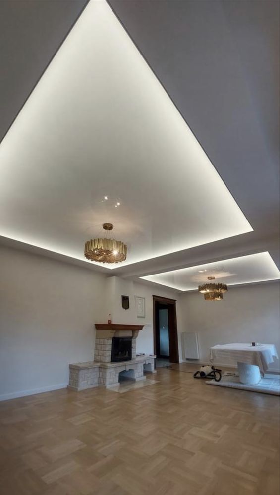 Oswietlenie LED, Sufit podswietlany, sufity napinane, LED