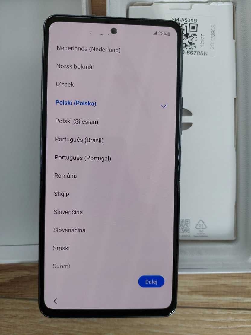 Smartfon Samsung Galaxy A53 5G kolor czarny