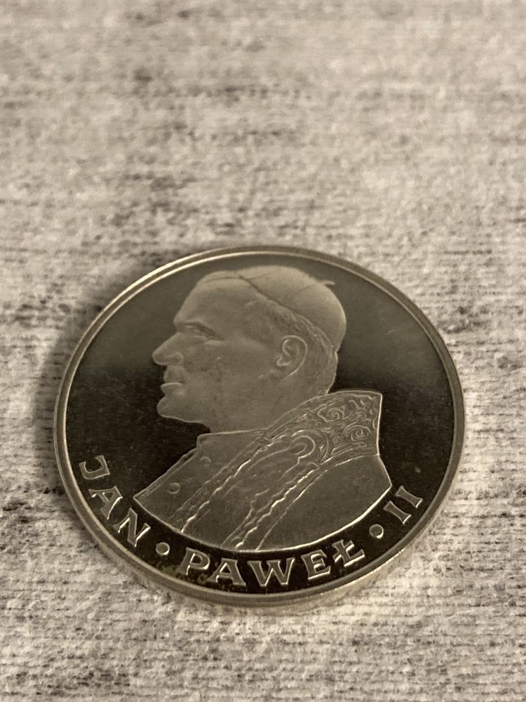 Moneta srebrna 1 000 złotych Jan Paweł II 1982 r lustrzanka