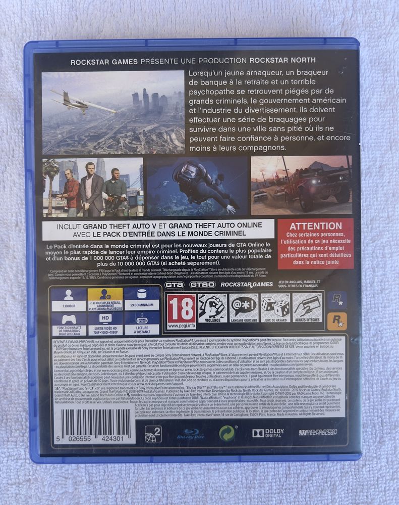 GTA V - Jogo Ps4
