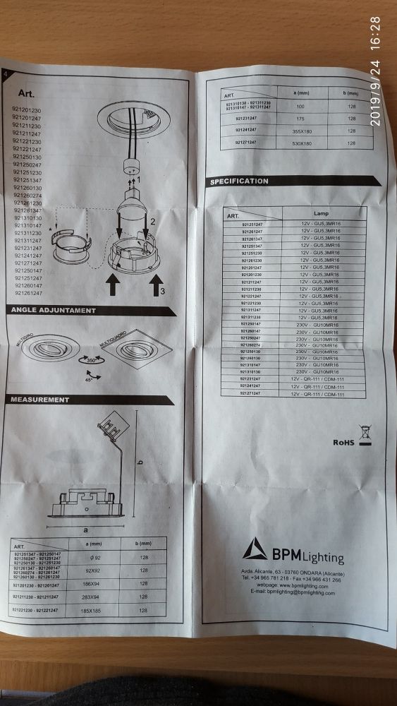Точечный светильник BPM Lighting 4210 Mini Katli
