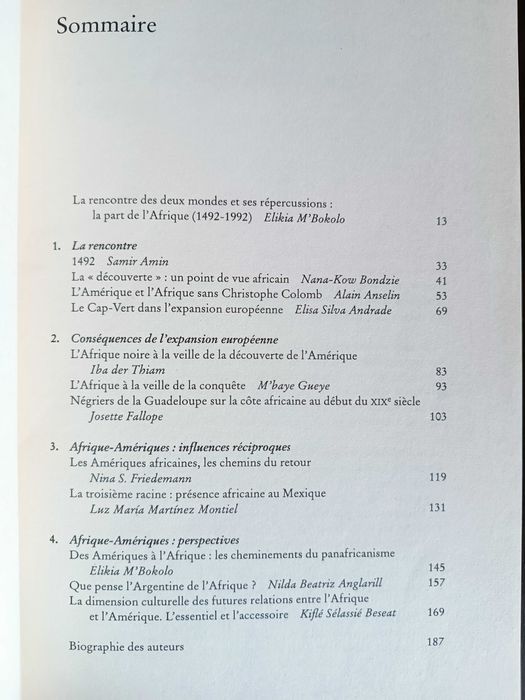 L'Afrique - Entre L'Europe et L'Amerique