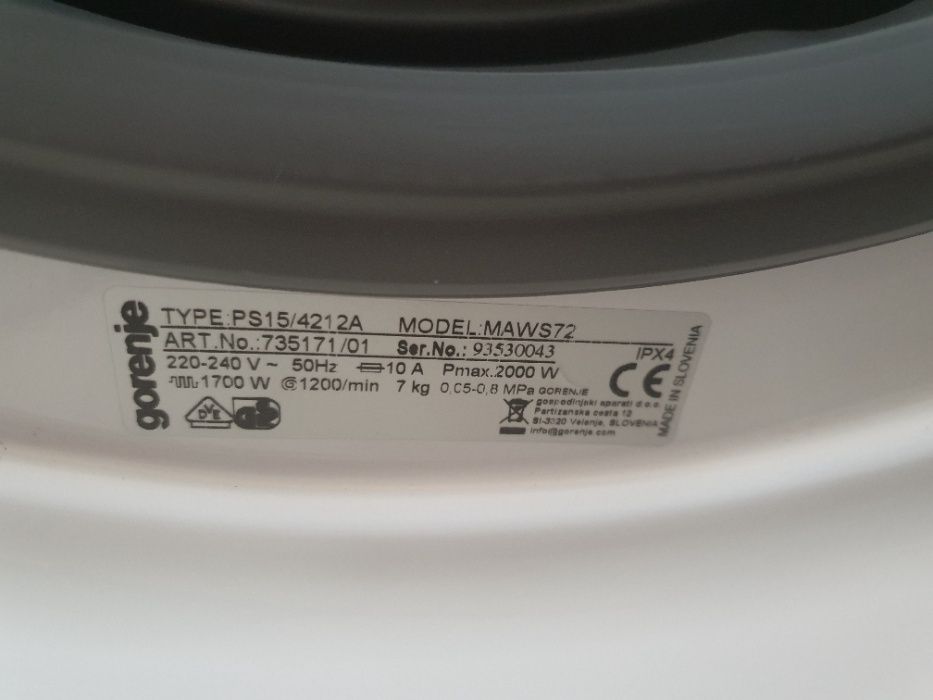 Pralka Gorenje MAWS72