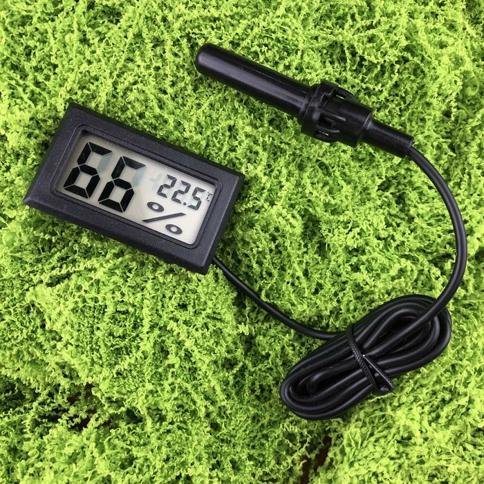 Termometr – higrometr cyfrowy LCD 2w1 z sondą