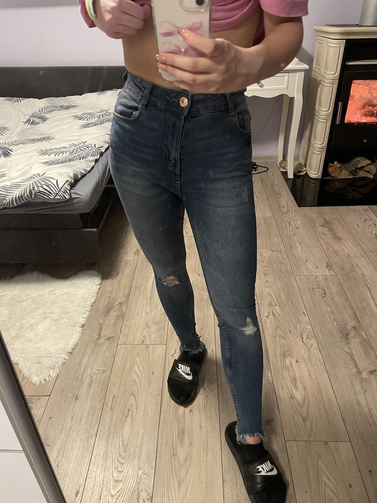 Rurki jeansowe XS