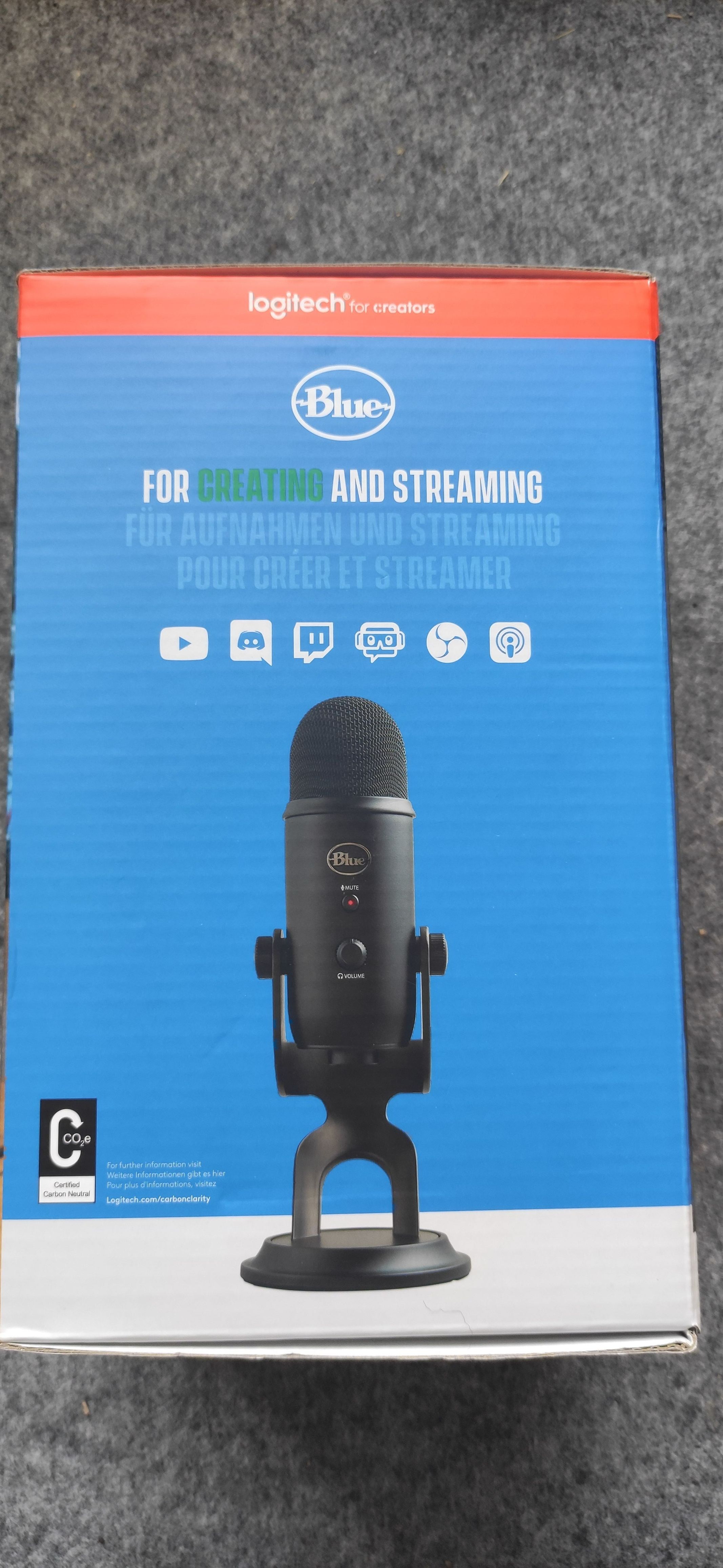 Mikrofon blue yeti (czarny) *Nowy zaplombowany!*
