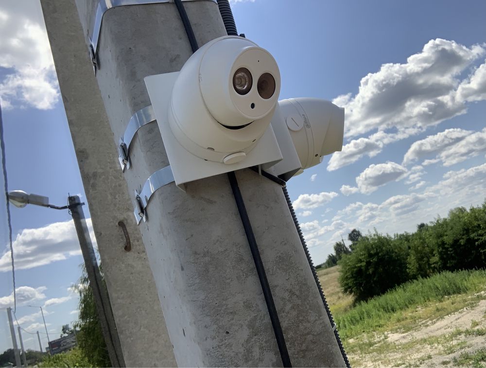 установка камеры монтаж камер видеонаблюдения Киев область недорого